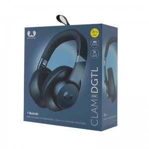 Caja de envasado de auriculares Doble papel de cobre Caja de placa gris laminada Caja de papel duro